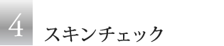 【4】スキンチェック